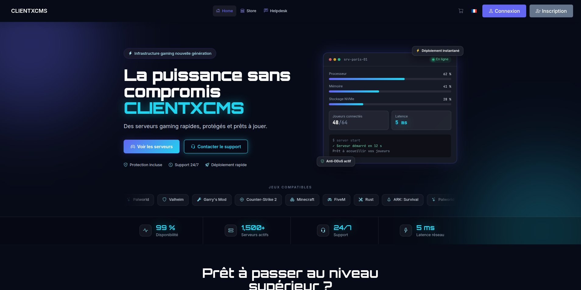 Miniature de Voltaris pour CLIENTXCMS