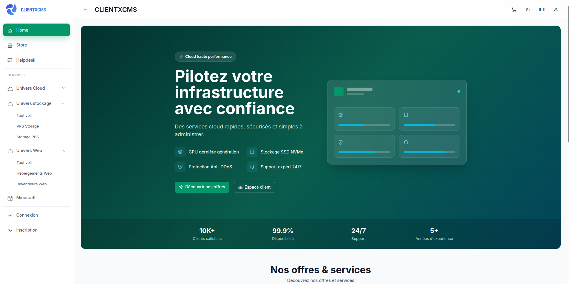 Miniature de Altura pour CLIENTXCMS